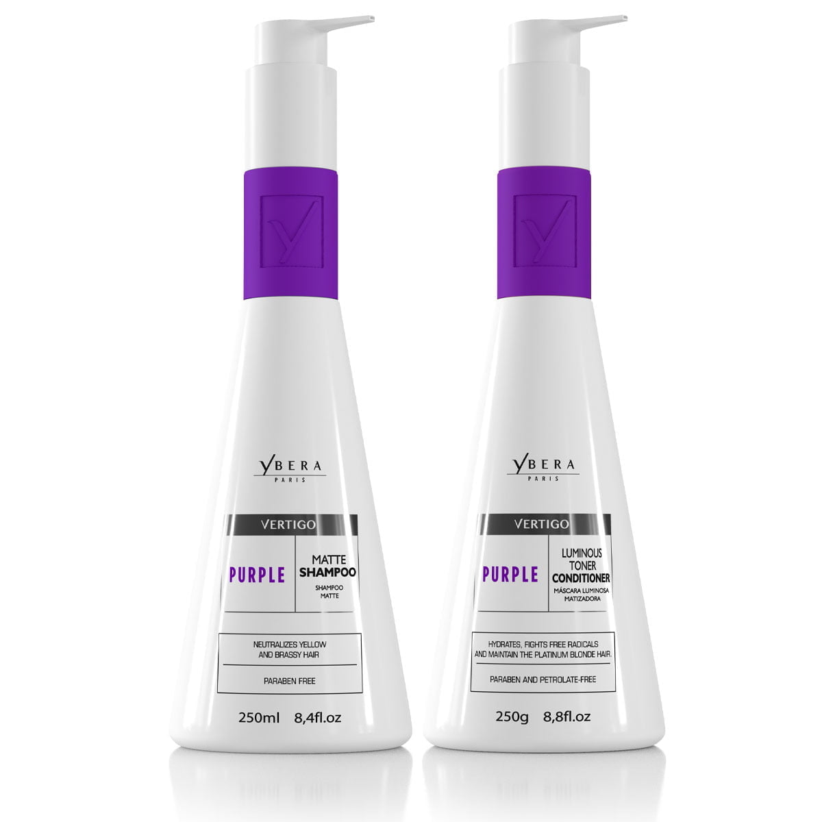 Vertigo Purple Kit (Shampoo + Acondicionador) (500ml + 250ml)