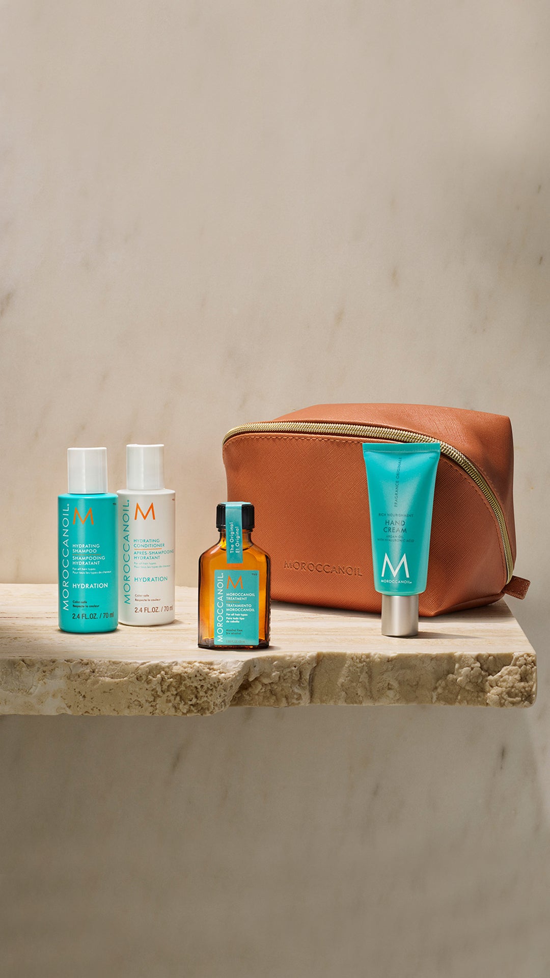 KIT TRAVEL DISCOVERY DE HIDRATACIÓN MOROCCANOIL