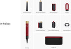 Dyson Airwrap i.d.™ multi-styler and dryer in Red velvet and gold